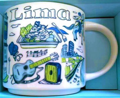 Starbucks Been There Lima mug