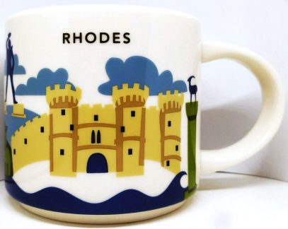 Starbucks You Are Here Rhodes mug