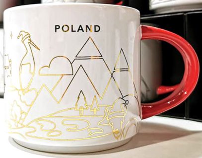 Starbucks You Are Here Christmas Poland mug