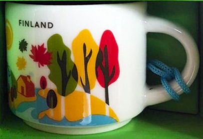 Starbucks You Are Here Ornament Finland mug