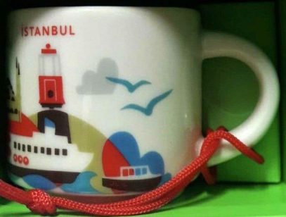 Starbucks You Are Here Ornament Istanbul mug