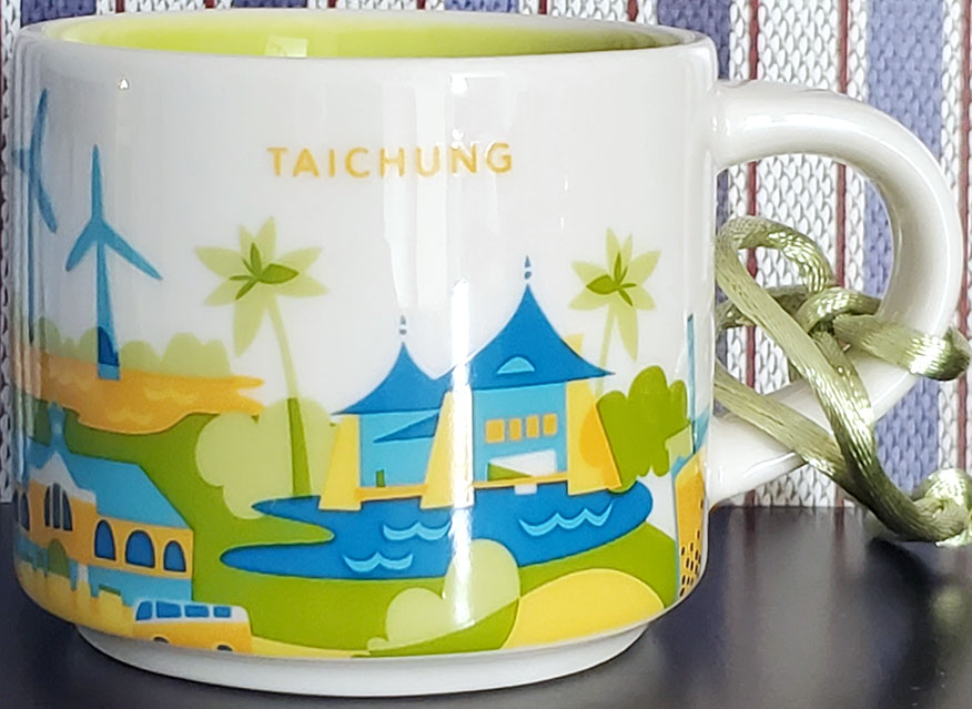 Starbucks You Are Here Ornament Taichung mug