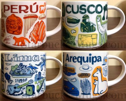 Starbucks Been There Peruvian Mugs mug