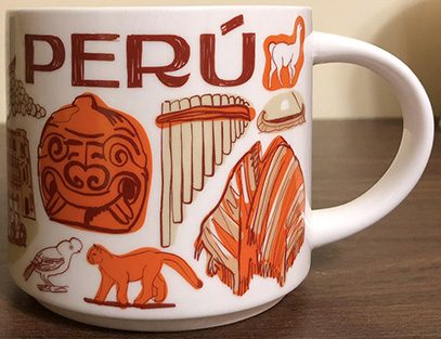 Starbucks Been There Perú mug