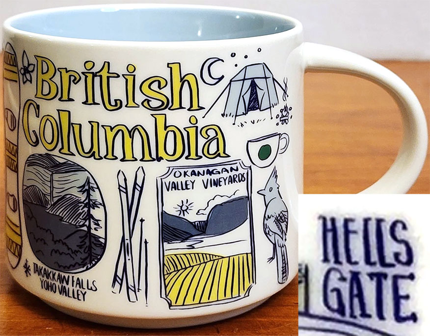 Starbucks Been There British Columbia mug
