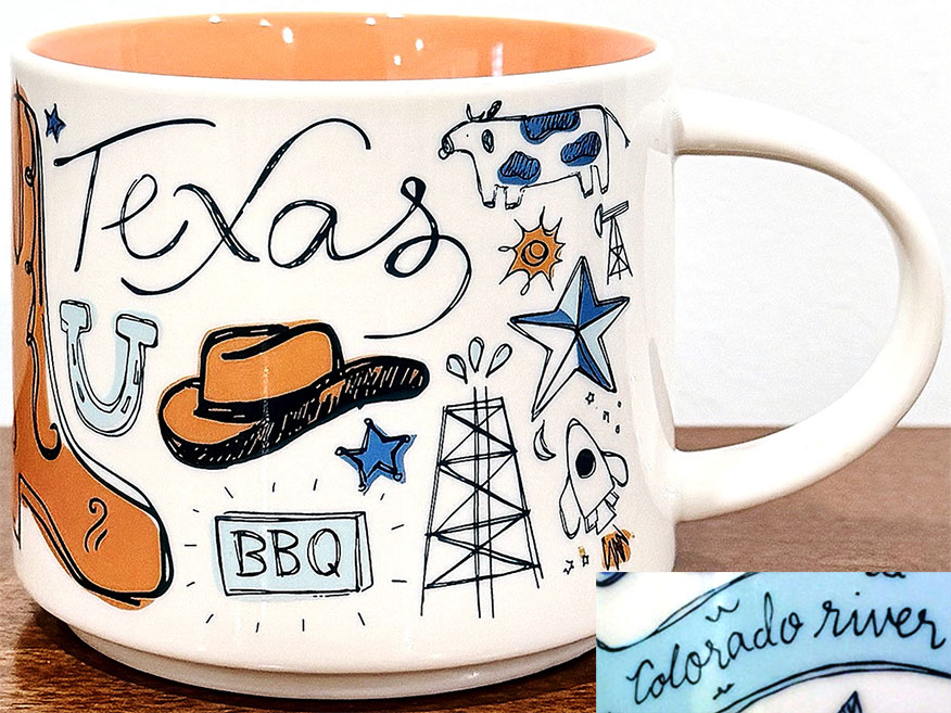 Starbucks Been There Texas mug