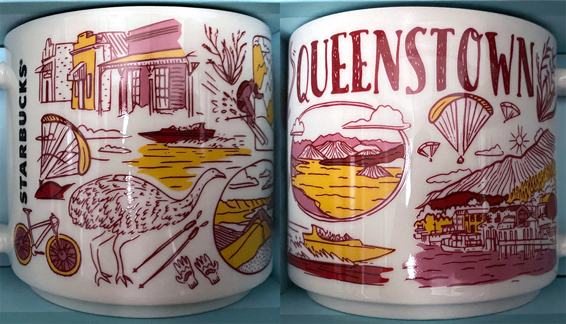 STARBUCKS New Zealand Queenstown Been There Series MUG