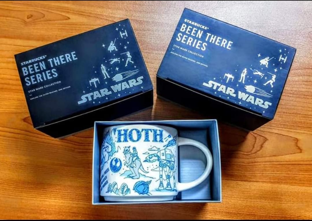 This Star Wars coffee mug collection depicts your favorite characters