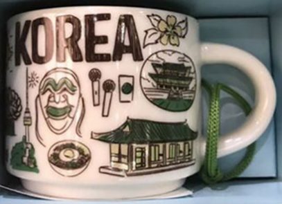 Starbucks Been There Ornament Korea mug