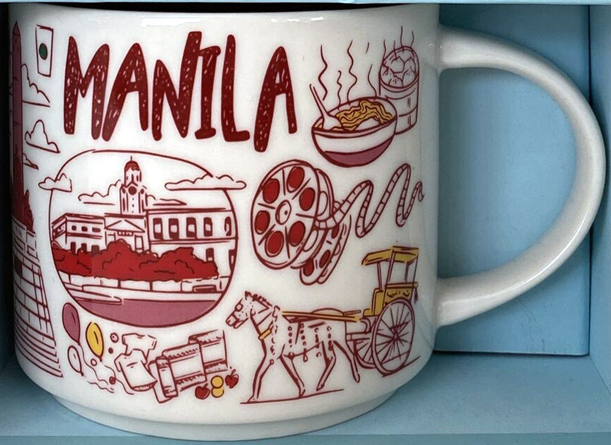 Starbucks Been There Manila mug