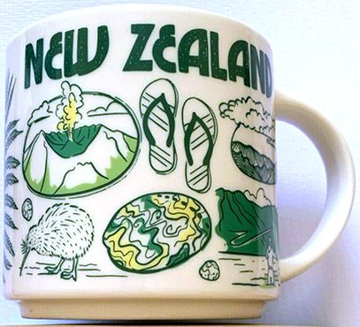 Starbucks Been There New Zealand mug