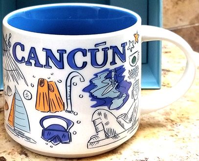 Starbucks Been There Cancun mug