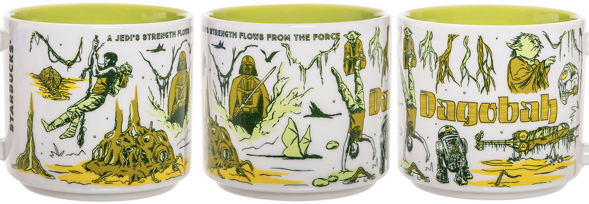 The Empire Strikes Back Disney Dagobah Mug by Starbucks Star Wars