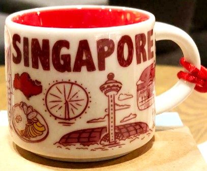 Starbucks Been There Ornament Singapore mug