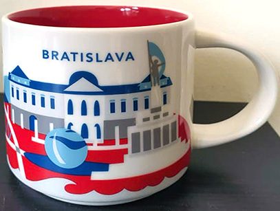 Starbucks You Are Here Bratislava mug