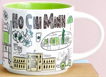 Starbucks Been There Ho Chi Minh mug