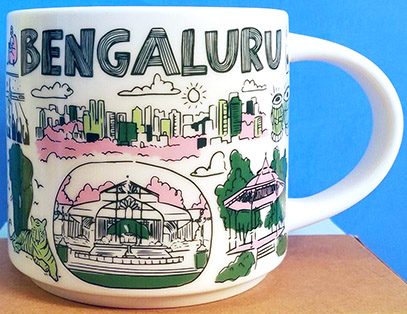 Starbucks Been There Bengaluru mug