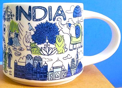 Been There – India – Starbucks Mugs