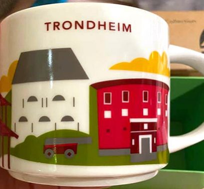 Starbucks You Are Here Trondheim mug