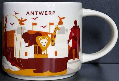 Starbucks You Are Here Antwerp mug