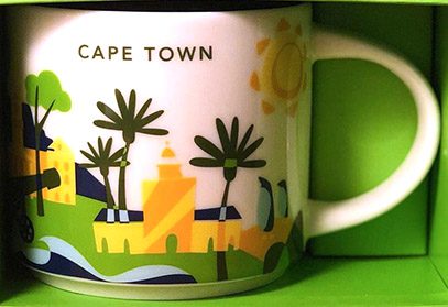 Starbucks You Are Here Cape Town mug