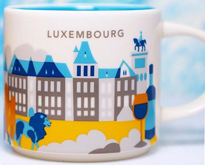 Starbucks You Are Here Luxembourg mug