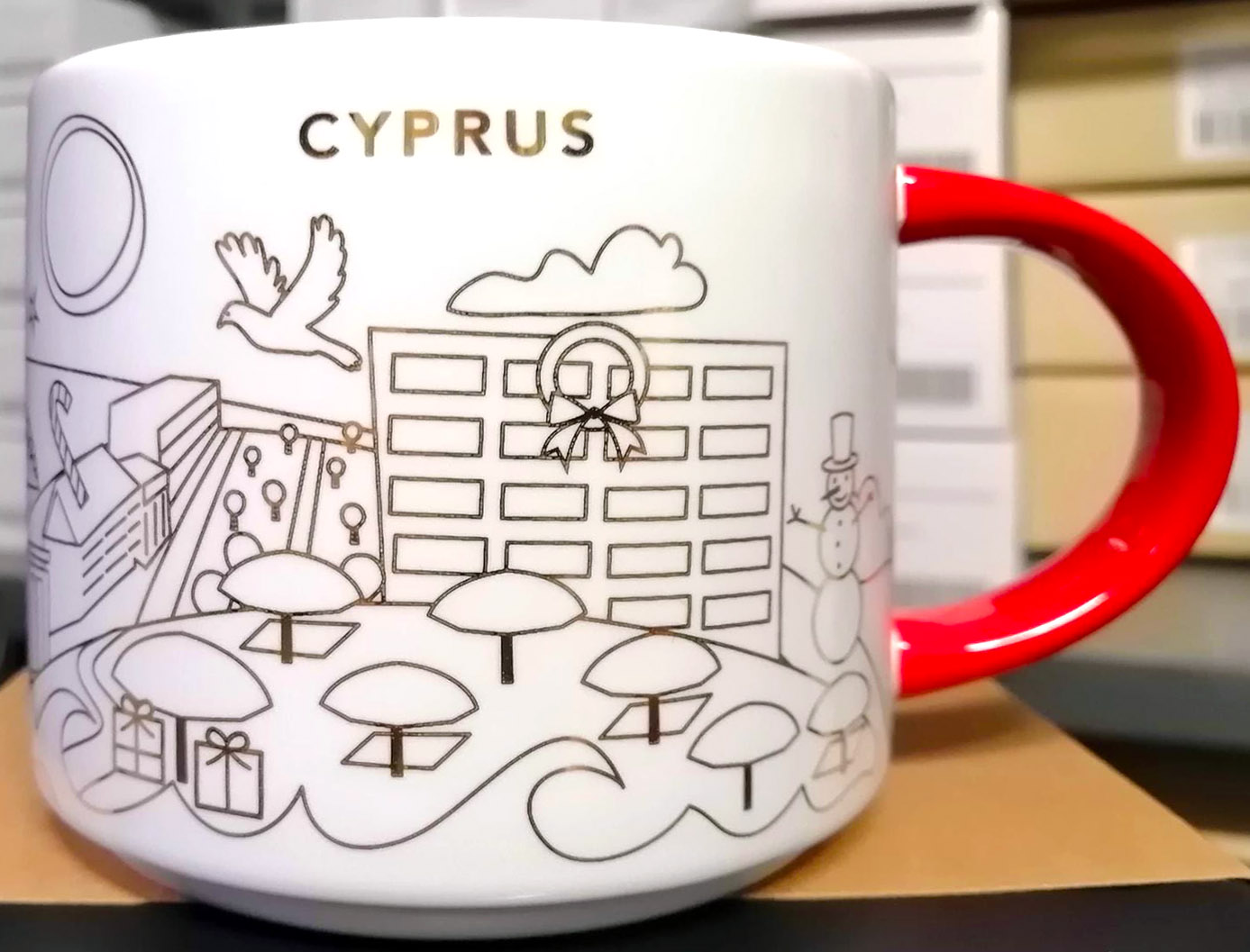 STARBUCKS mug YAH ceramic mug YOU ARE HERE city mug coffee mug Xmas Gift  414ml 