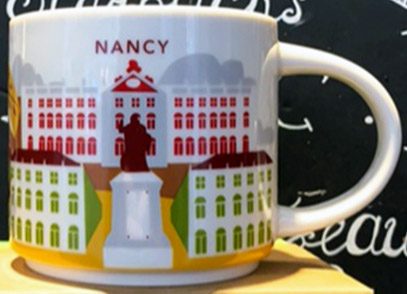 Starbucks You Are Here Nancy mug