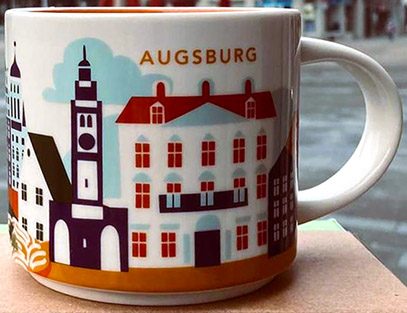 Starbucks You Are Here Augsburg mug