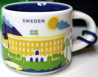 Starbucks You Are Here Ornament Sweden mug