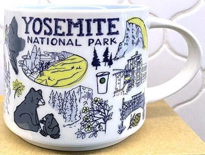 Starbucks Been There Yosemite National Park mug