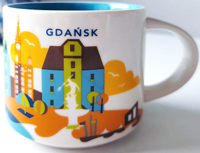 Starbucks You Are Here Gdańsk mug