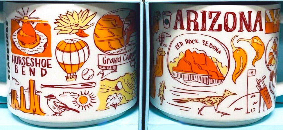 What's with the 'Been There' Arizona mug at Starbucks?