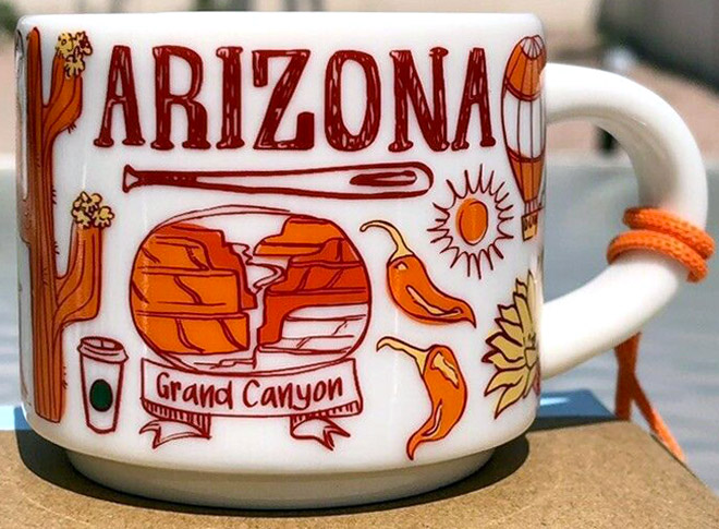 What's with the 'Been There' Arizona mug at Starbucks?