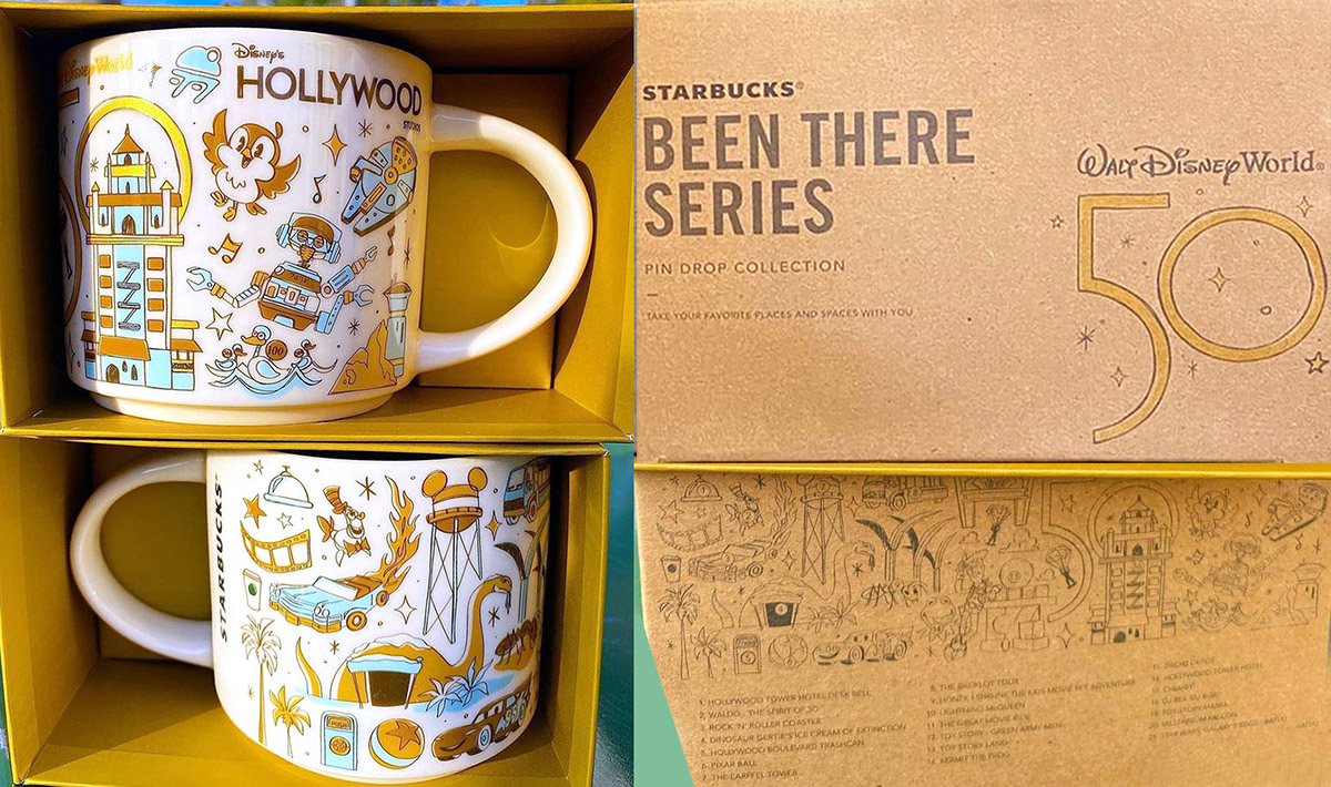 Been There Disney – Hollywood Studios 2 – Starbucks Mugs