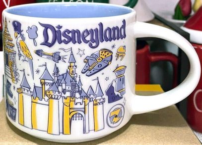 Disneyland Resort Starbucks 12oz Ceramic Tumbler - Christmas