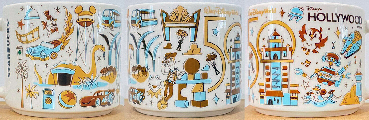 PHOTOS: New 50th Anniversary EPCOT Starbucks 'Been There' Series Mugs Now  Available - WDW News Today