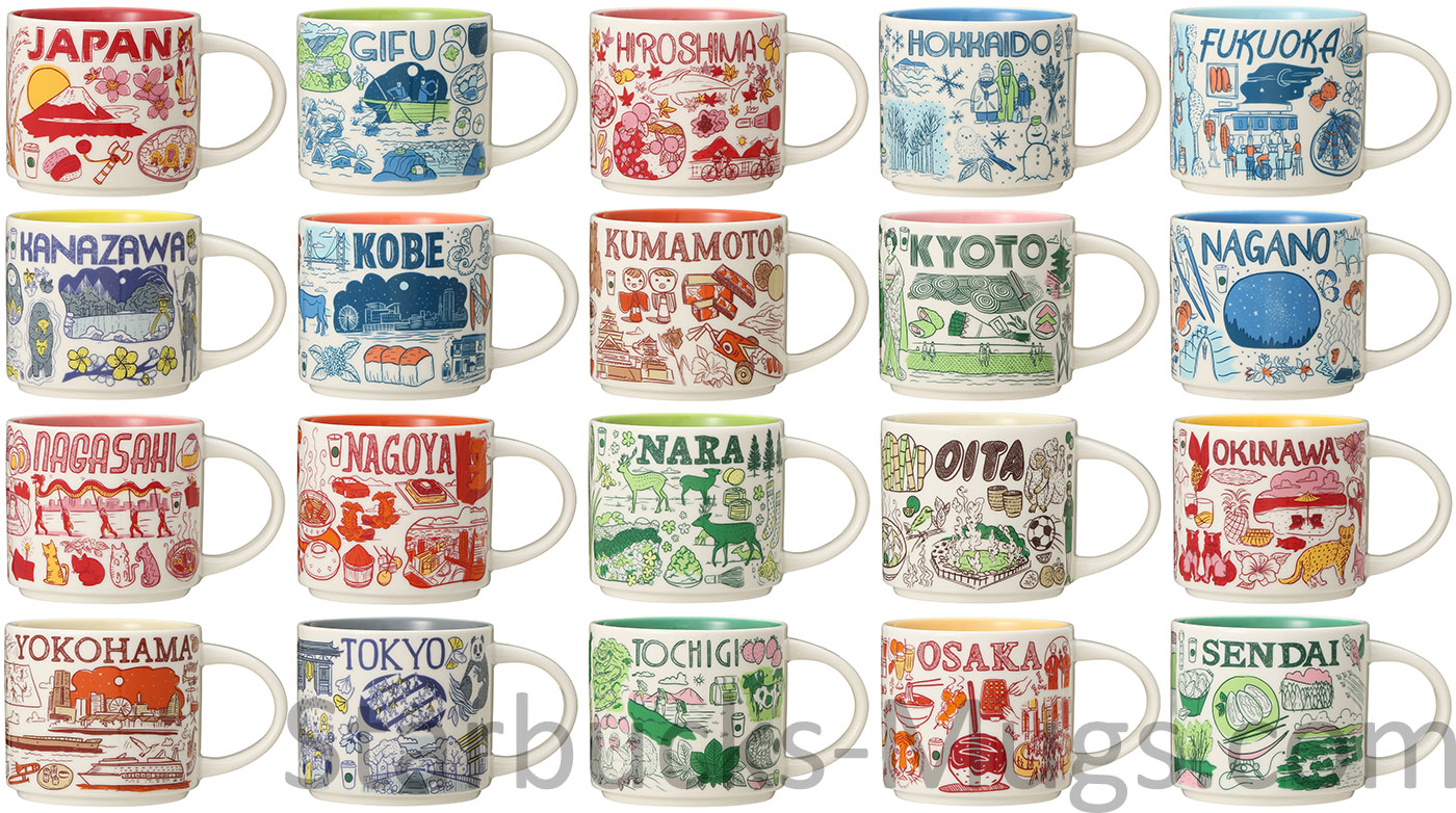 Japan mugs from Been There Collection are out! – Starbucks Mugs
