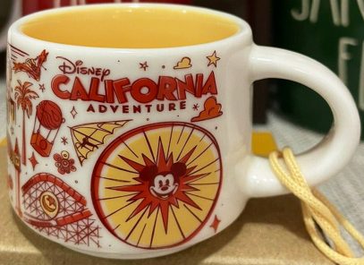 Starbucks Been There Ornament Disney California Adventure 2 mug