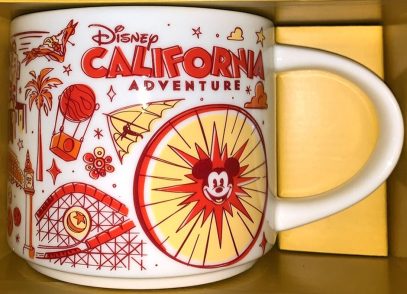 New Disneyland and Disney California Adventure Ceramic Starbucks