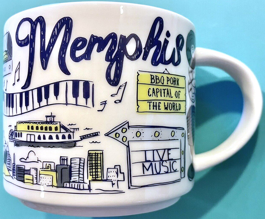 Starbucks Been There Memphis mug