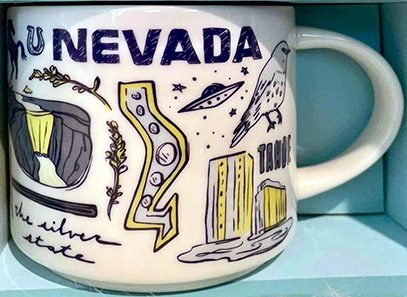 Starbucks Been There Nevada 2 mug