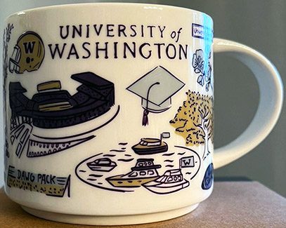 Starbucks Been There University of Washington mug