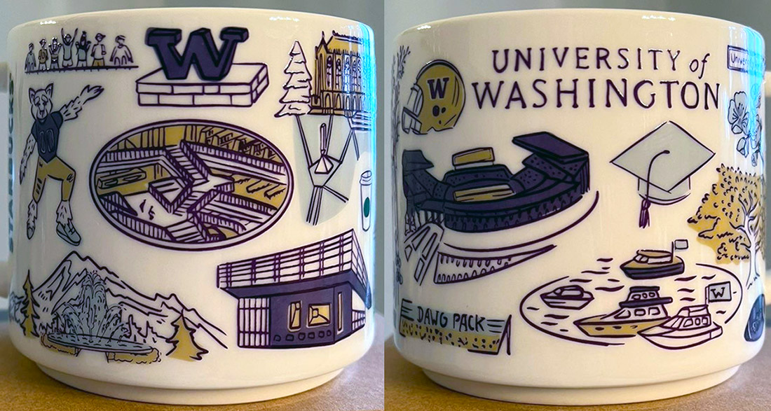 Starbucks Been There Collection Washington Ceramic Mug – Seattle Xpresso