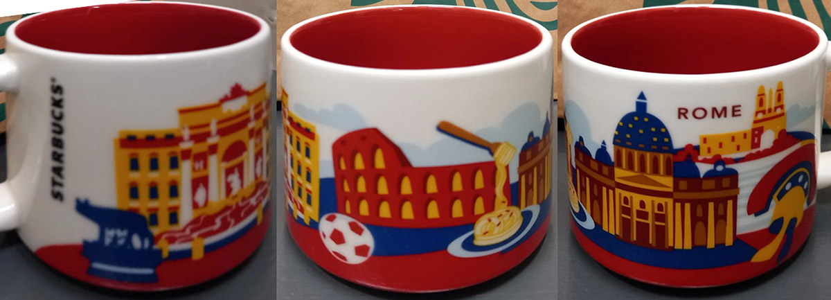 Starbucks YAH - You Are Here MILAN/MILANO mug/tazza BRAND NEW - 14oz.