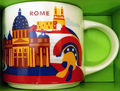 Starbucks You Are Here Rome mug