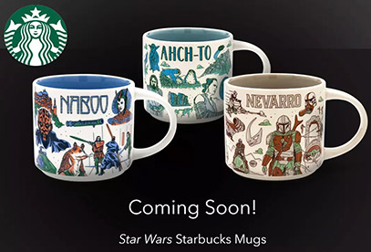 New 'Star Wars' Naboo, Ahch-To, and Nevarro Starbucks Mugs at Disneyland  Resort - Disneyland News Today