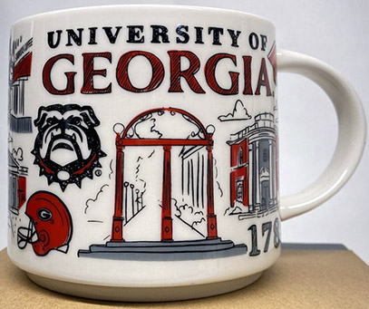 Starbucks Been There University of Georgia mug