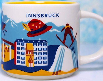 Starbucks You Are Here Innsbruck mug