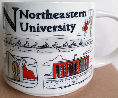 Starbucks Been There Northeastern University mug